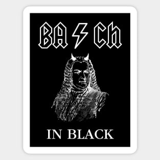 Bach In Black Sticker